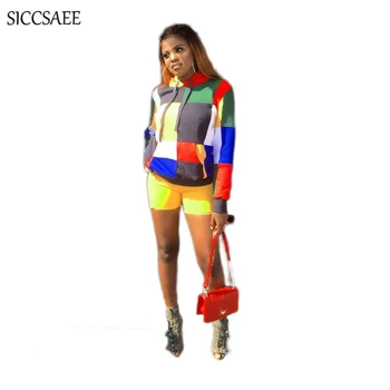 

Colorful Block Patchwork Hoodies Long Sleeve Casual Loose Blusas Mujer De Moda 2018 Autumn Sweatshirt Graphic Pullover Active