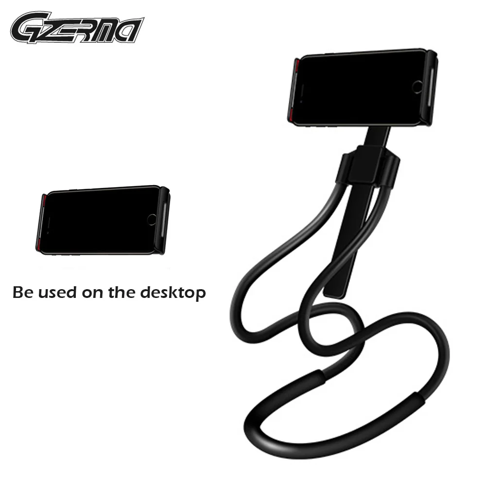 

Flexible Mount Hanging Neck Lazy Phone Holder 360 Degree Rotation Necklace Bracket Phone Stand For iPhone Samsung For Tablet
