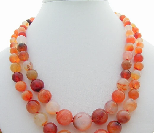 

ddh003517 2Strds Carnelian Necklace-Jade Toggle Clasp