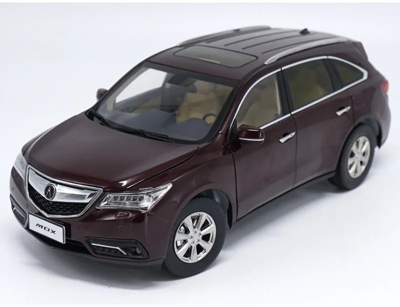 1:18 Acura MDX сплав литья под давлением Модель автомобиля игрушки белый красный для детей подарки коллекция оригинальная коробка