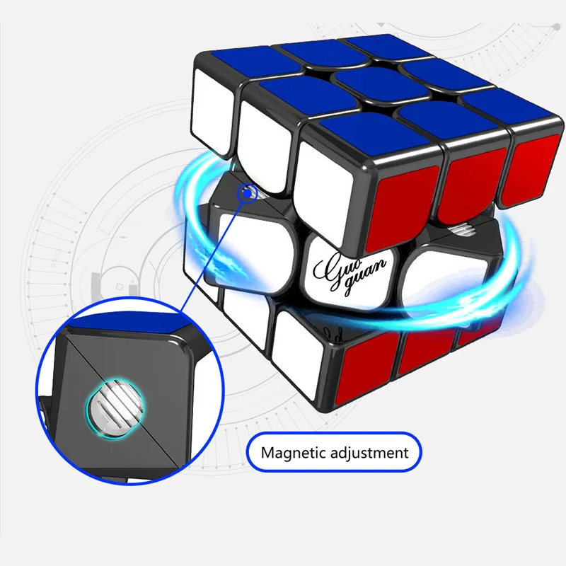 MOYU YueXiao 3x3x3 EDM кубик рубика Магнитный скоростной магический куб нео головоломка Образование Профессиональный Cubo Magico детские игрушечные кубики игрушки для взрослых нео куб магнитный