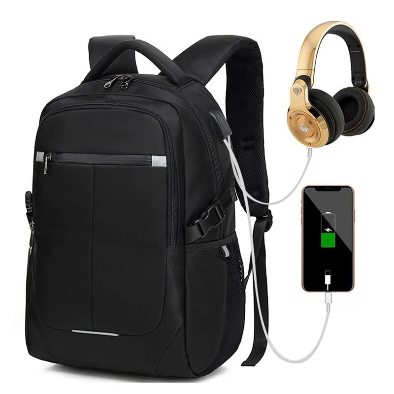 

Men's Backpacks USB Charging Big Travel Waterproof Designer Laptop Backpack Student School Bags For Teenagers New Business Male