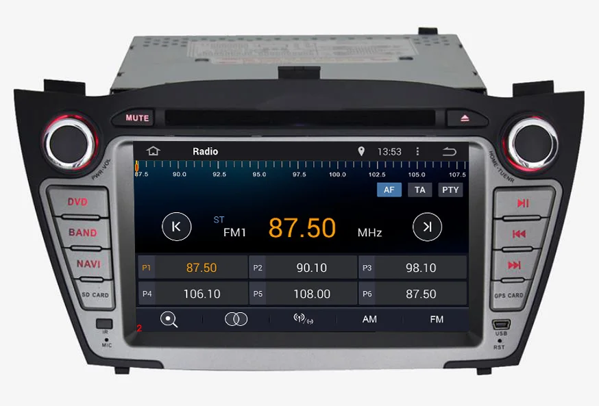 Cheap 1024X600 HD Screen Android 8.1 Car DVD For Hyundai IX35 Tucson 2010 2011 2012 2013 GPS Radio Stereo Unit WIFI 3G DVR 1