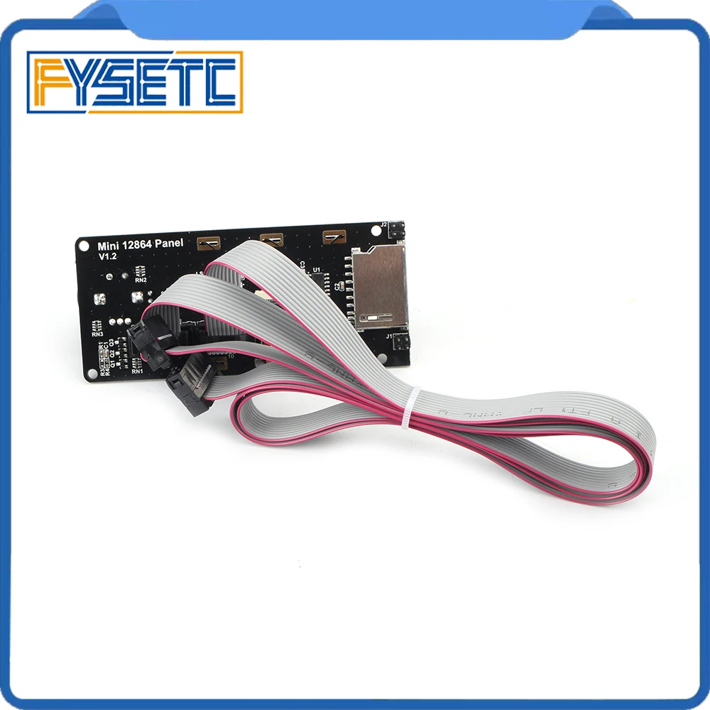 Tela Lcd com Cartão sd para Impressora 3d Display Preto Suporte Marlin Faça Você Mesmo Peças tipo a Mini12864 V2.1 Rgb Skr 12864 - Imagem 3