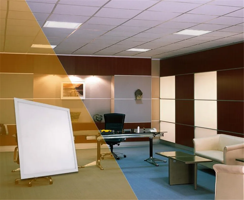 Luzes de Alumínio Painel de Tela Ultra Fino 36 w 48 w Praça Recesso Levou Downlight 400 400 500 500 600 600 Plana Luzes Ac85 265v Smd2835 4 Ultra Fino 36 W 48 W praça