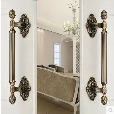 Compare Prices On Big Door Handles- Online Shopping/Buy Low Price 420mm vintage big gate /door handles bronze glass door handles antique brass wood door pulls - Compare Prices On Big Door Handles- Online Shopping/Buy Low Price