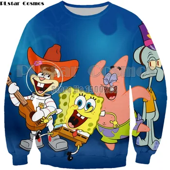 

PLstar Cosmos Cute cartoon Sweatshirt new style fashion cartoon hoodies long sleeve crewneck tops