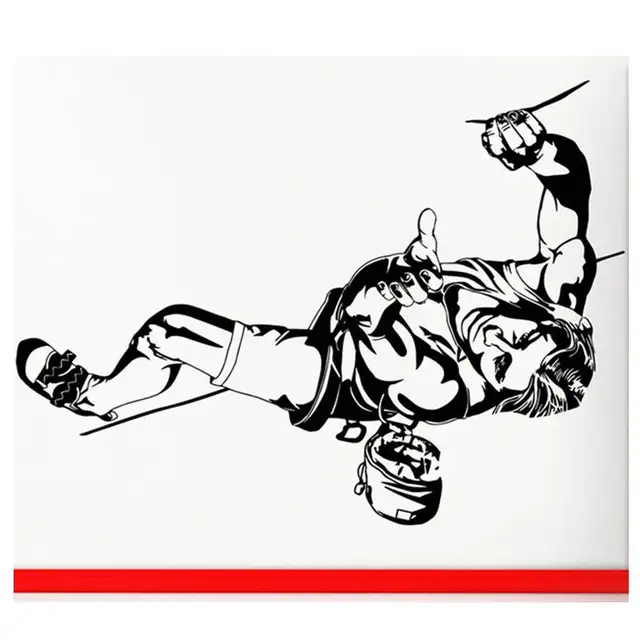 climbing sticker climbers decal extreme sports posters vinyl wall