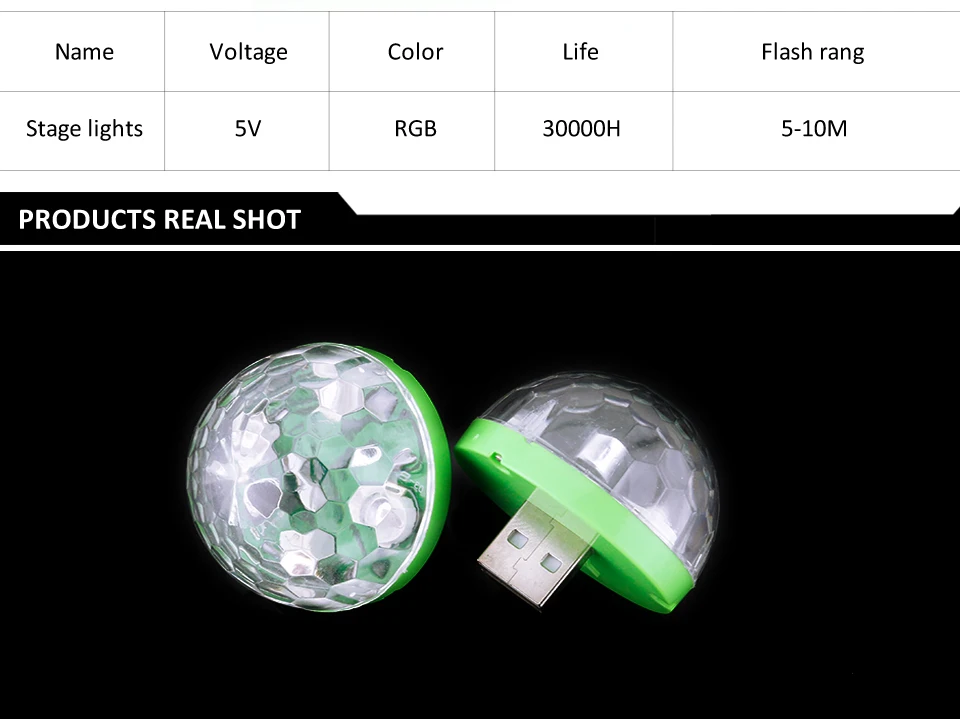 MeeToo Led Car Interior Decorative Lamp 5V USB Mini RGB Car Styling Led Bulb Atmosphere Light Magic Effect For BMW Ford VW Kia (7)