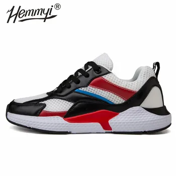 

Hemmyi Retro Style Sneakers Men High Quality Designer Cushioning Sport Running Shoes Outdoor Mesh Fitness Jogging Shoes Men