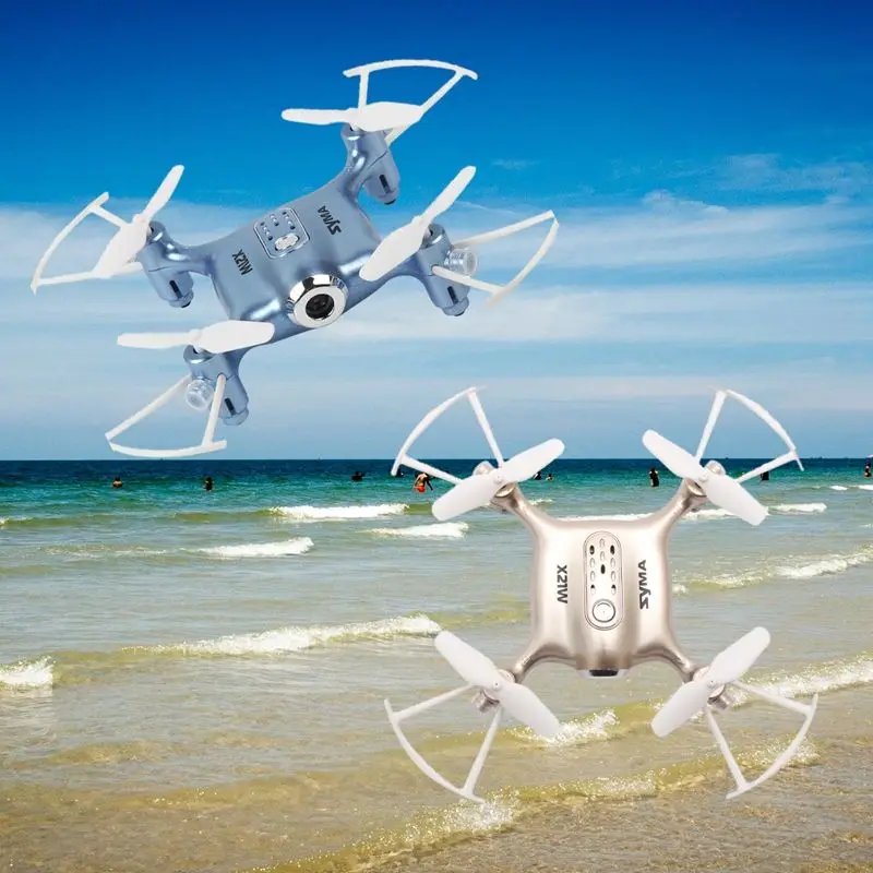 

Syma X21W Remote Self-Timer Drone Mini Wireless HD Camera 4-Channel 6-Axis Gyro Quadcopter Gold