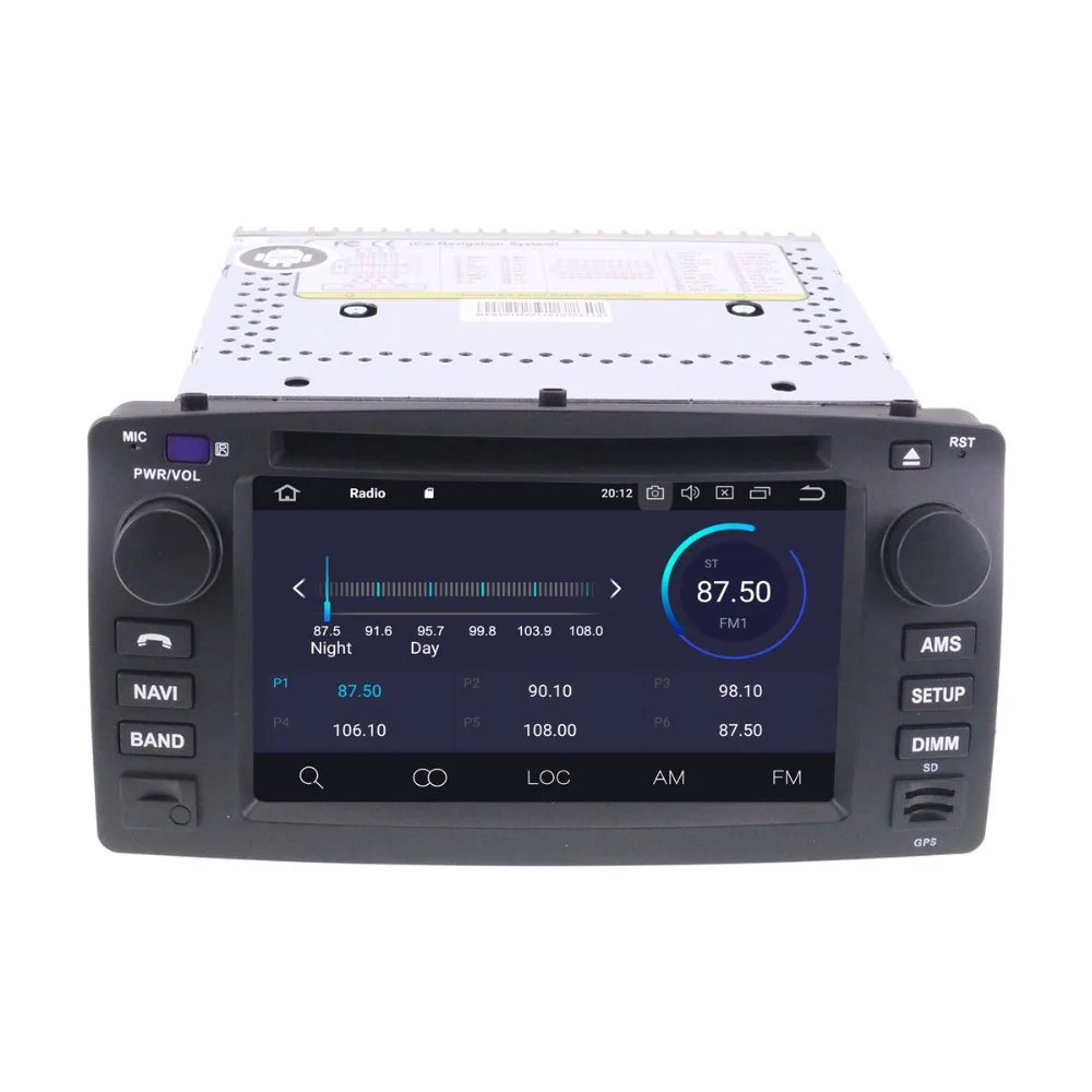 Автомобильный DVD плеер Aotsr Android 9 0 GPS навигация для Toyota Corolla EX 2001 2006 мультимедиа