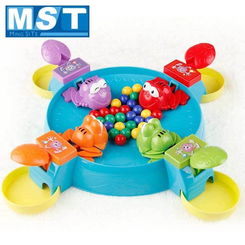 Мультиплеер Кормление лягушка игра лягушка ест бобы развивающие игрушки игра родитель-ребенок интерактивные игрушки для детей
