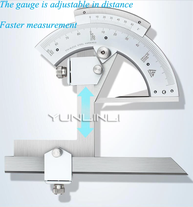 Universal energy angle ruler 0 320 degree angle measuring instrument