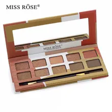 Miss rose smoky shimmer matte eyeshadow palette Easy to Wear professional beauty font b eye b