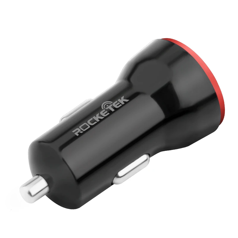 Rocketek Мульти usb Автомобильное зарядное устройство smart IC 2 USB 2.4A телефон адаптер Аксессуары для iphone 4s 5 6 huawei Xiaomi samsung Автомобильное зарядное устройство