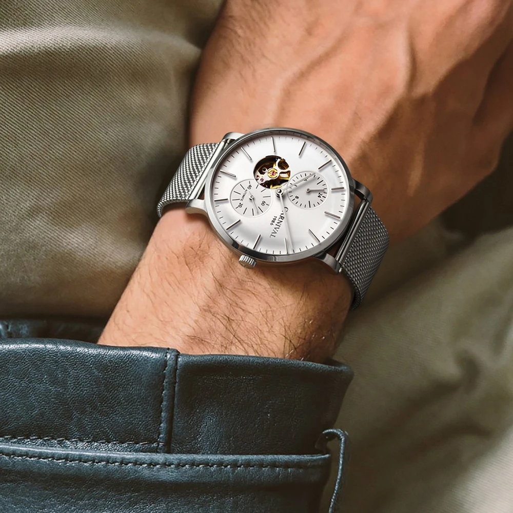 

Automatic Watches CARNIVAL Men Watch Top Luxury Brand Mechanical Wrist Wristwatch Relogio Masculino Sapphire 2018 Waterproof