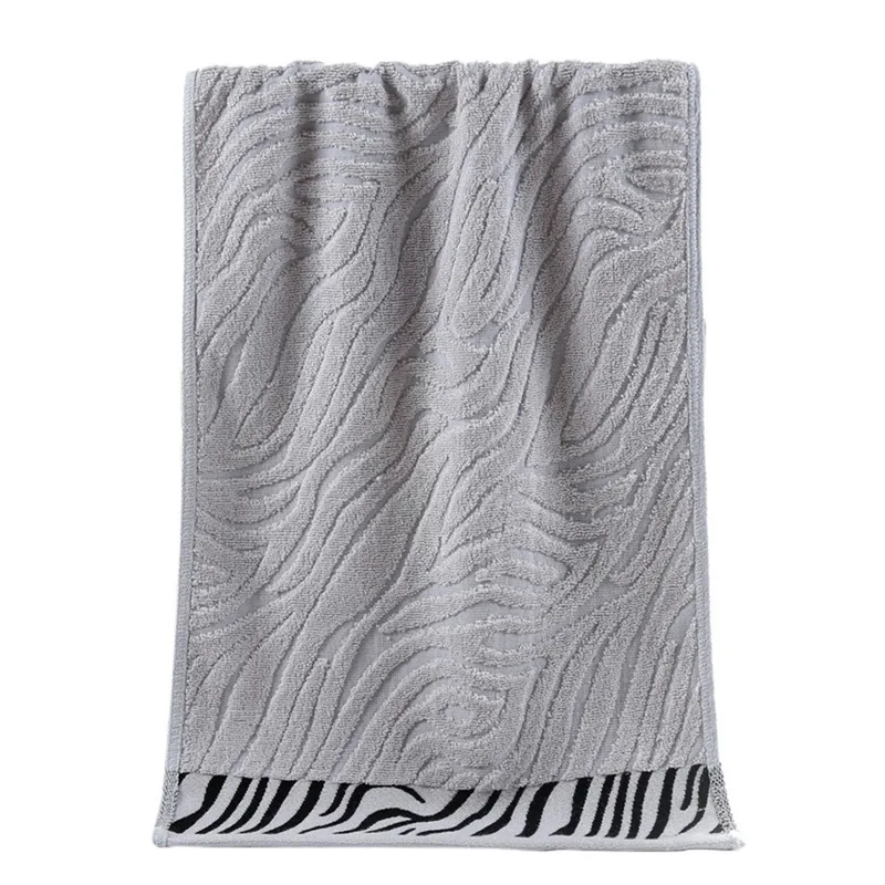Urijk 1 шт. вышитое Лавандовое полотенце хорошо впитывающий полотенце s хлопчатобумажные полотенца для лица банное полотенце для взрослых мочалки - Цвет: grey 75x34cm