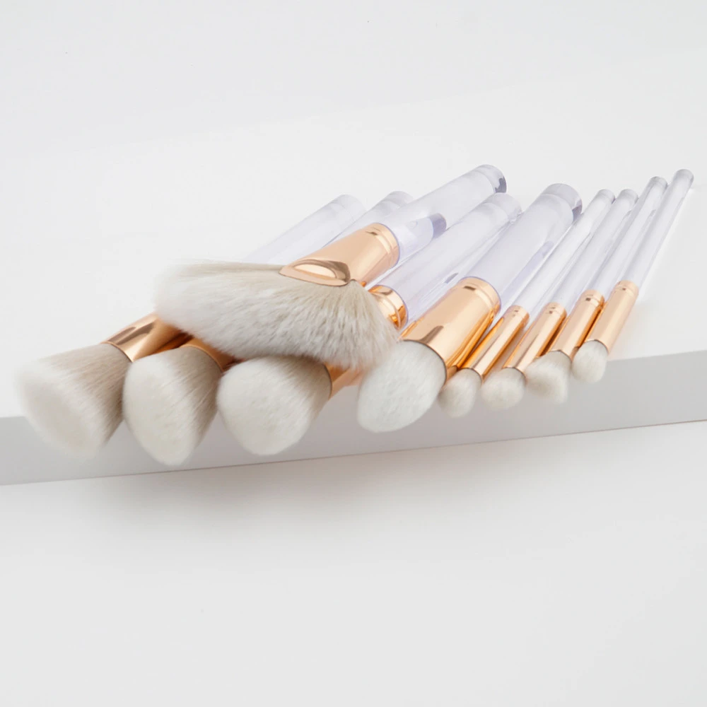 New 9Pcs Pencil Foundation Eye shadow Makeup Brushes Eyeliner Brush (1)