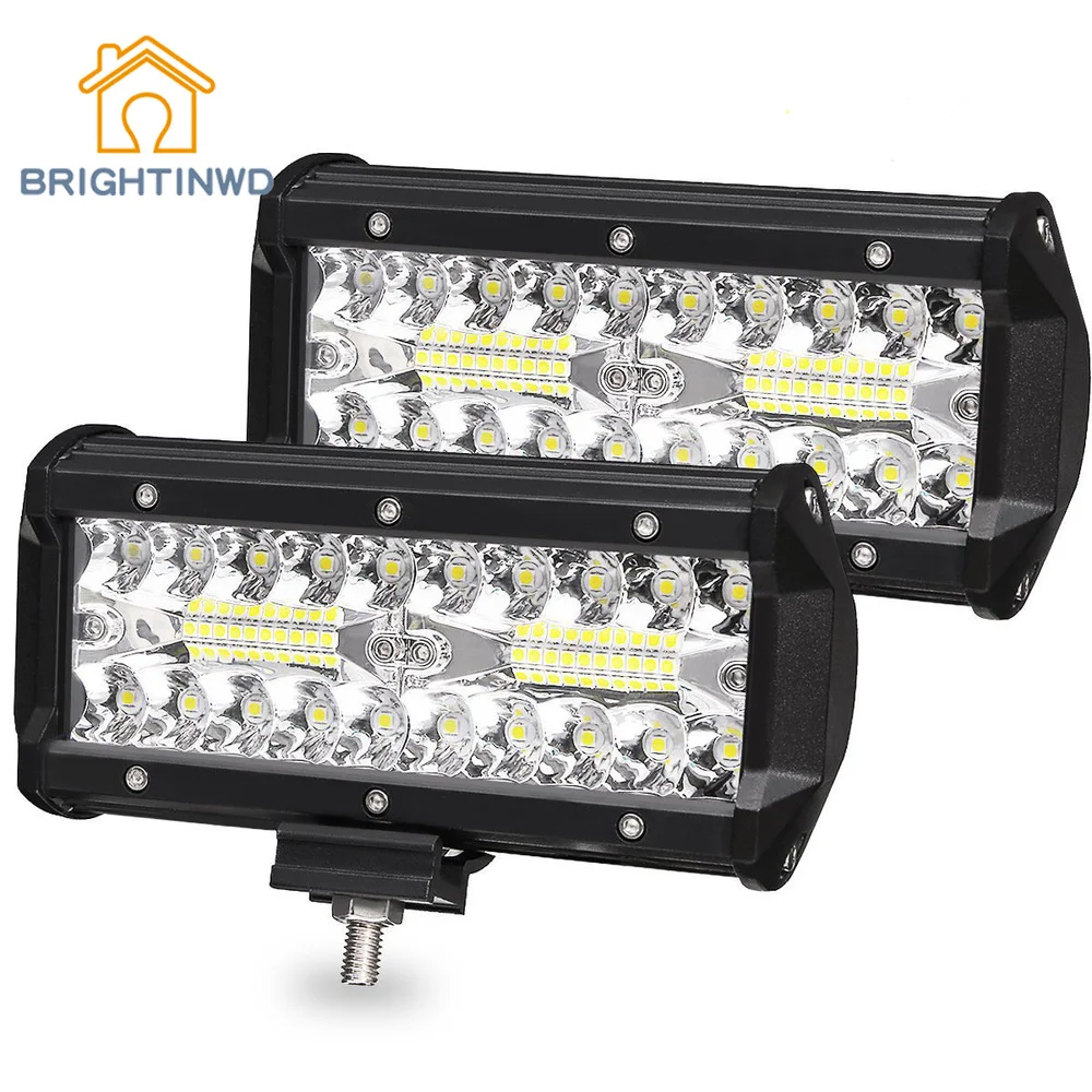 

BRIGHTINWD New 120W 24V LED Waterproof Outdoor Car Spotlight Underground Lamps Buried Lighting Auxiliary Working Light Headlamp