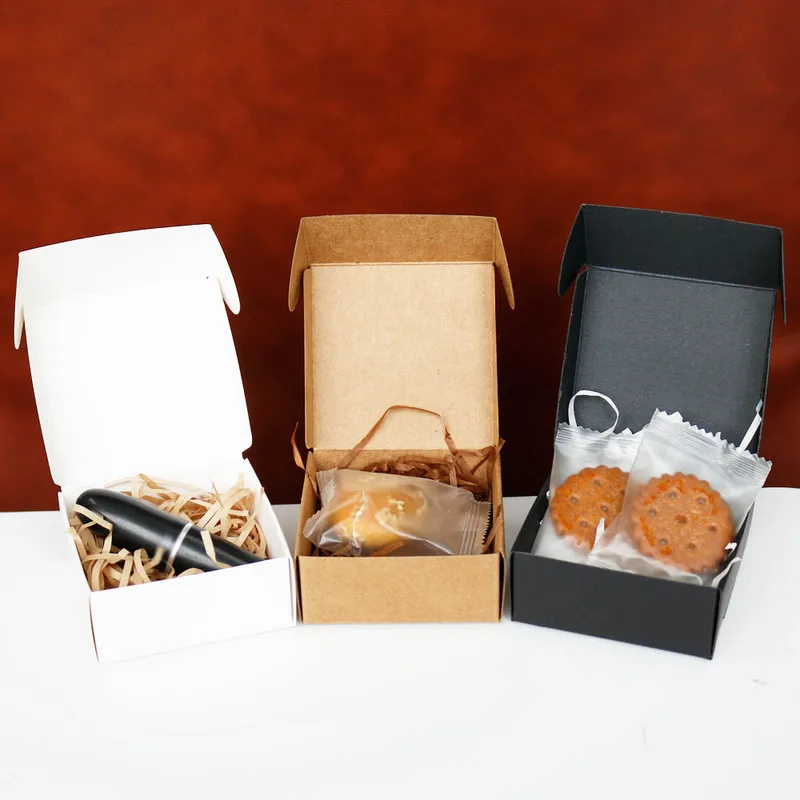 5 шт крафт-бумага свадебное оформление коробки Подарочная коробка День рождения ремесло бумажная коробка ювелирных изделий коричневый картон коробки ручной работы