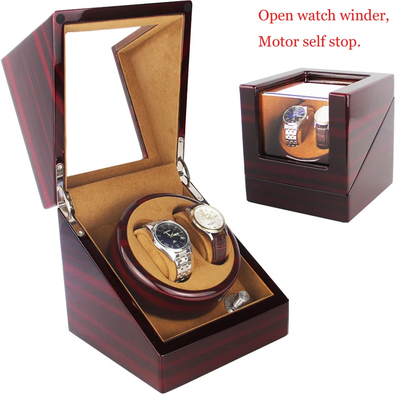 2019 New High Class Motor Shaker Watch Winder Holder Display Automatic Mechanical Watch Winding Box Jewelry Watches Winder Box