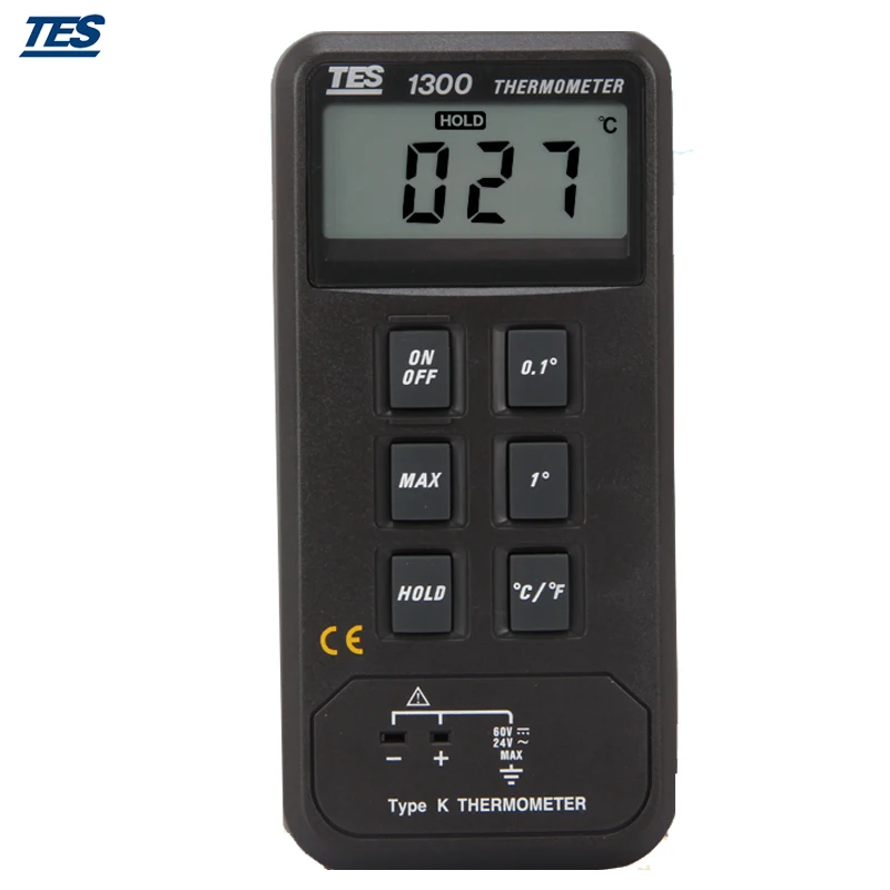 

TES1300 Portable Dgital K Type Thermocouple Thermometer