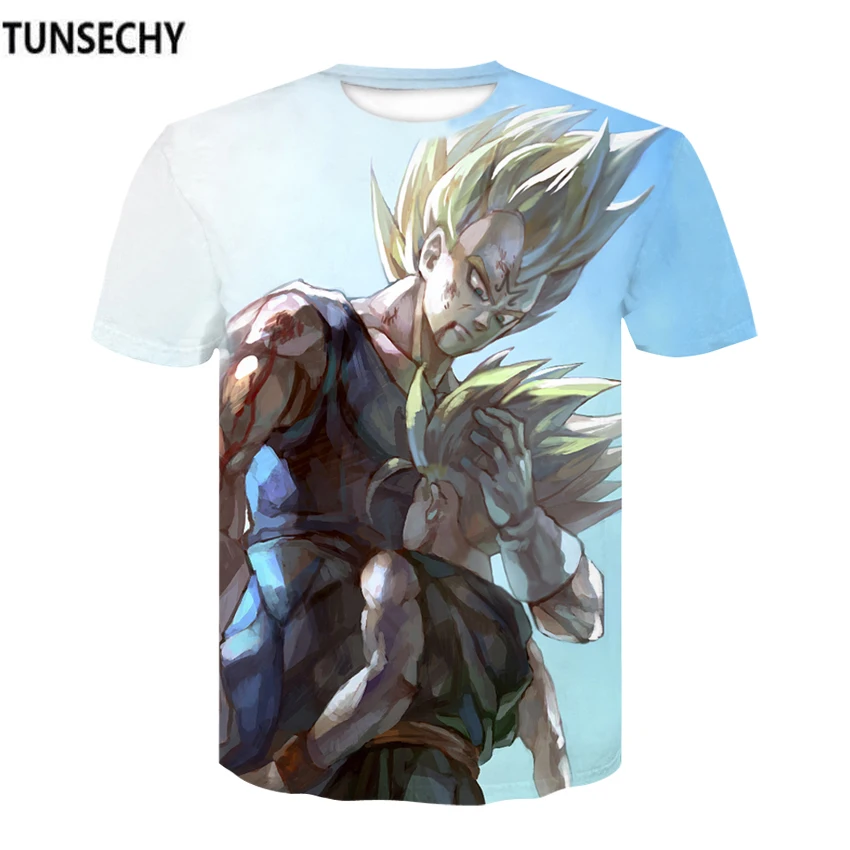 

TUNSECHY Dragonball short sleeve T-shirt clothing male student summer sun wukong super Isaiah T-shirt Free transportation