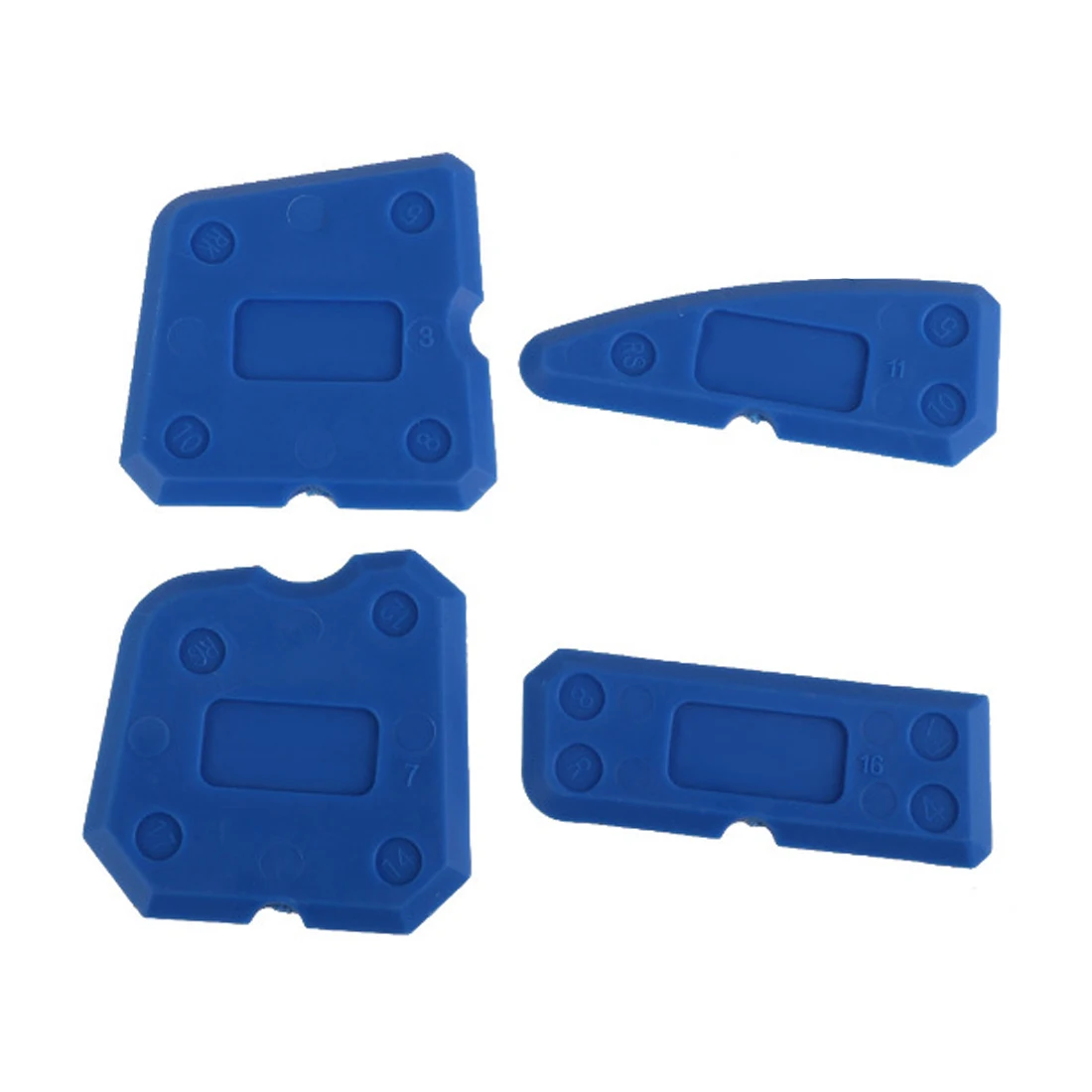 

Hot Caulking Tool Kit 4pcs/set Joint Sealant Silicone Grout Remover Scraper Blue Hand Tools Set Scraper Tools