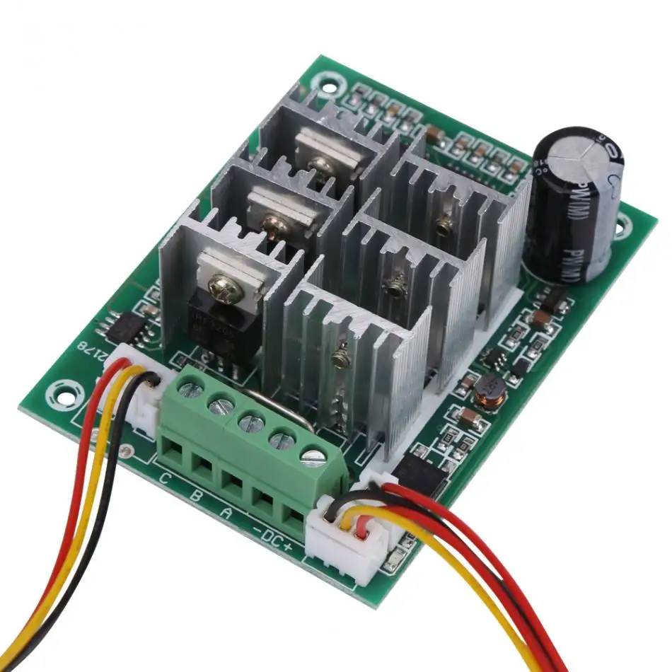 15A 3-Phase Brushless Motor Speed Controller DC 5V-36V CW CCW Reversible Switch 