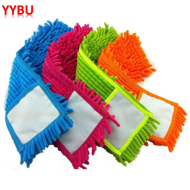 

YYBU 4PCS Removable Cloth Mop Pads Chenille Floor Cleaning Cloth for Mop Head Home Cleaning and Dust Floor Cleaner