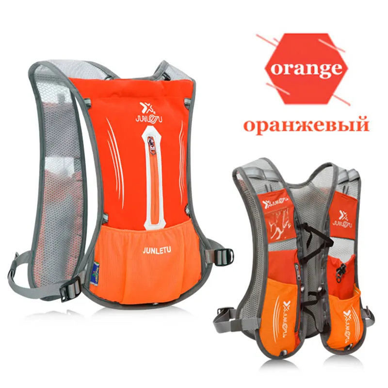 Новинка 185 г водонепроницаемый жилет для езды на велосипеде и бега рюкзак для мужчин и женщин марафон для бега Ультралегкие спортивные аксессуары без сумки для воды - Цвет: Orange