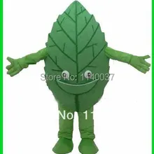 Талисман зеленый чай зеленый лист талисман костюм взрослый размер Зеленый лист мультфильм персонаж Карнавальный костюм для косплея
