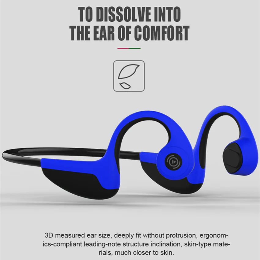 ASKMEER Z8 костной проводимости гарнитура Bluetooth 5 0 Наушники Беспроводные спортивные