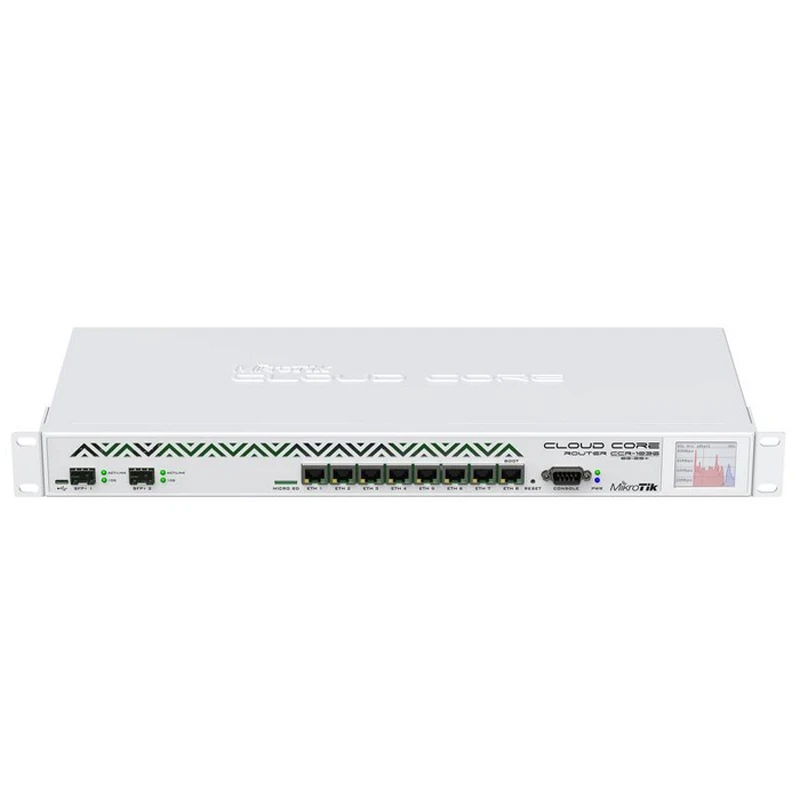 

High Performance Mikrotik Router Board CCR1036-8G-2S+EM 2 x SFP+ Ports, 8 x Gigabit Ethernet Ports English Firmware