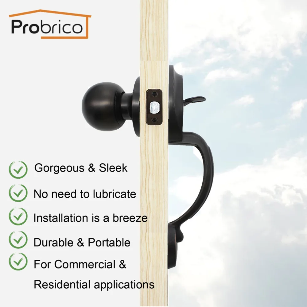 Hot Sale Probrico Passage Locksets Oil Rubbed Bronze Interior Door