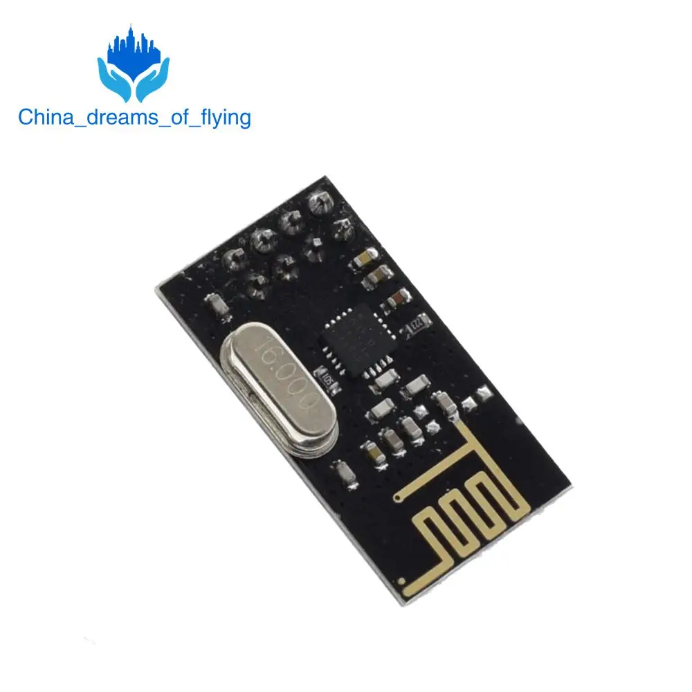 TZT 1 шт. беспроводной приемопередатчик для arduino NRF24L01 + антенный модуль 2 4 ГГц