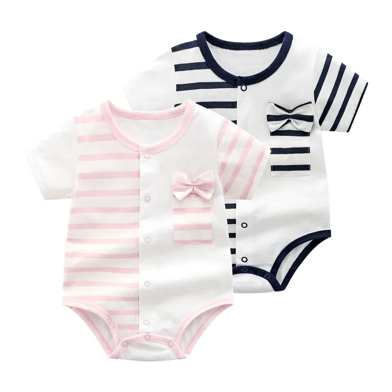 

Summer 2023 baby girls and boys clothes cotton baby girl romper short sleeve boby infants new born kids outfits