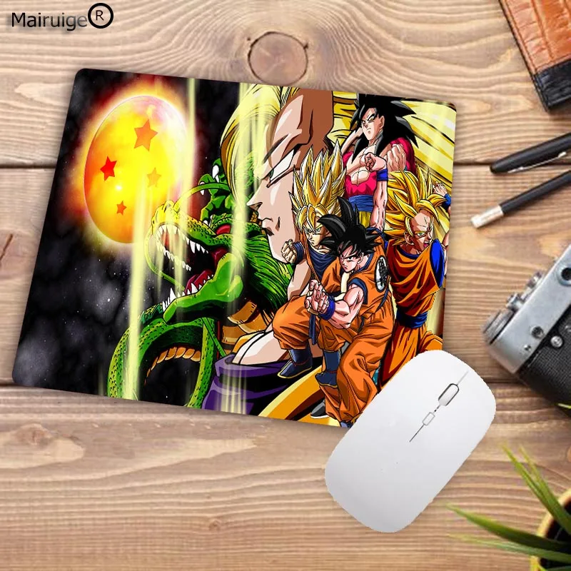 Mairuige большая рекламная акция Dragon Ball Аниме резиновый игровой коврик для мыши Настольный Коврик Противоскользящий коврик для клавиатуры маленький геймер Коврик для мыши 22X18 см