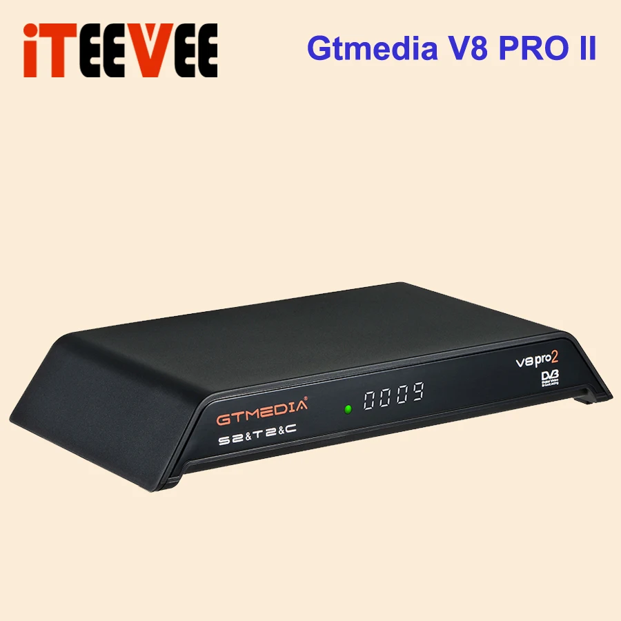 GTMedia V8 Pro2 DVB S2+ T2+ кабель powervu декодер поддержка H.265 Biss ключ CCAM Обновление от V8 золотой