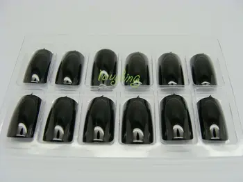 

Wholesale 70Pieces Metallic Color False French Nail Tips #05