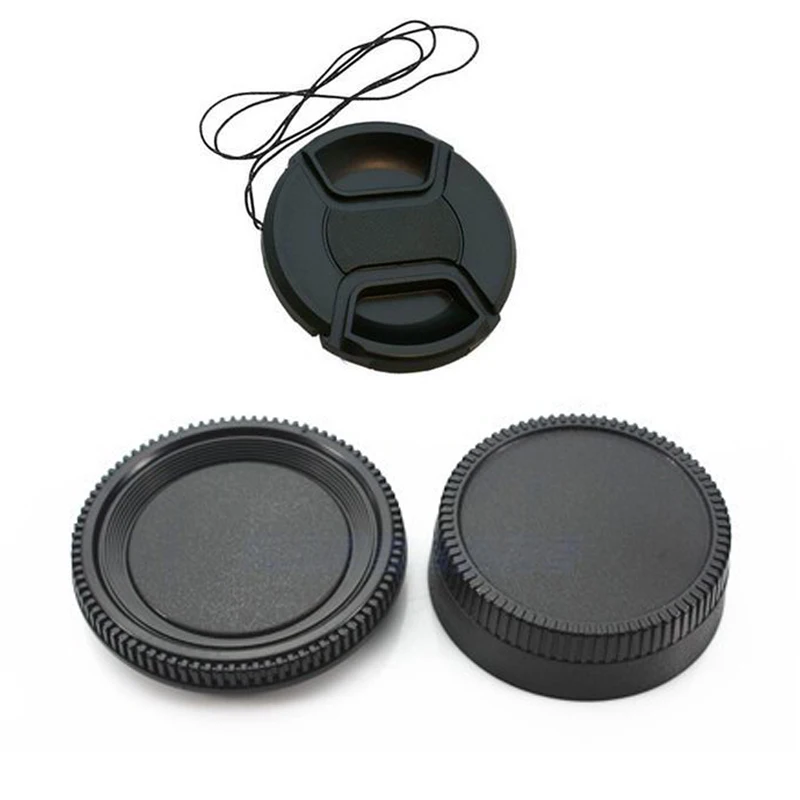 

camera Body cap + Rear Lens Cap + lens cap for Nikon SLR/DSLR Camera