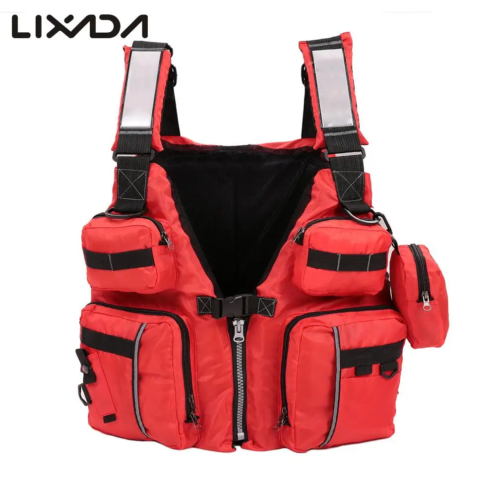 Lixada жилет для ловли нахлыстом из ткани Оксфорд выживания регулируемый