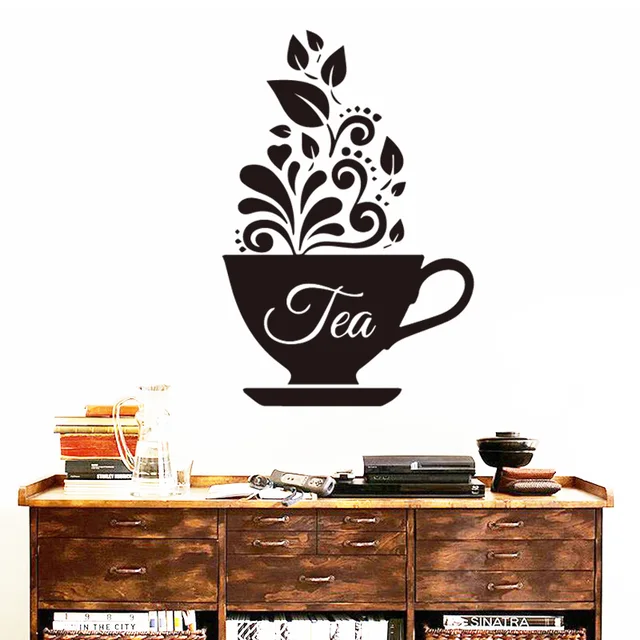Best Offers Pleasant Tea Wall Stickers for dining room Adhesive Removable Living Room DIY Waterproof Wall Art Home Decor Room Accessorie PVC Best Offers Pleasant Tea Wall Stickers for dining room Adhesive Removable Living Room DIY Waterproof Wall Art Home Decor Room Accessorie PVC
