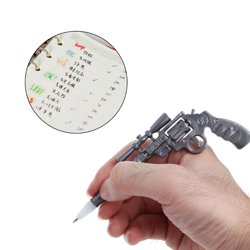 Ballpoint Pen Blue Ink School Office  Supplies Stationery Writing Tools Gift Gun Ballpoint Pen