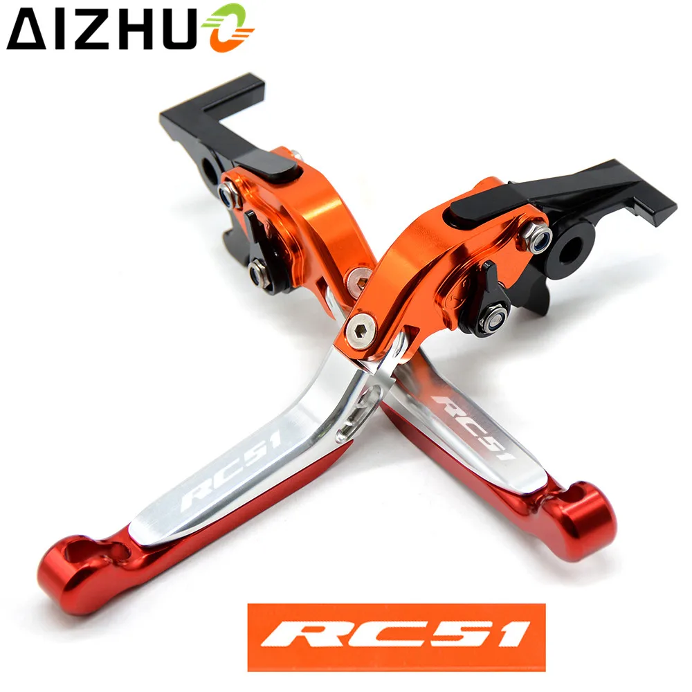 

For Honda RC51 RVT1000R VTR1000 SP1 2000-2006 Motorcycle Clutch Brake Lever CNC Aluminum Extendable Adjustable Lever RC51