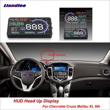 Liandlee HUD Автомобильный дисплей для Chevrolet Cruze Captiva Epica 2011- безопасное вождение экран OBD данные проектор лобовое стекло