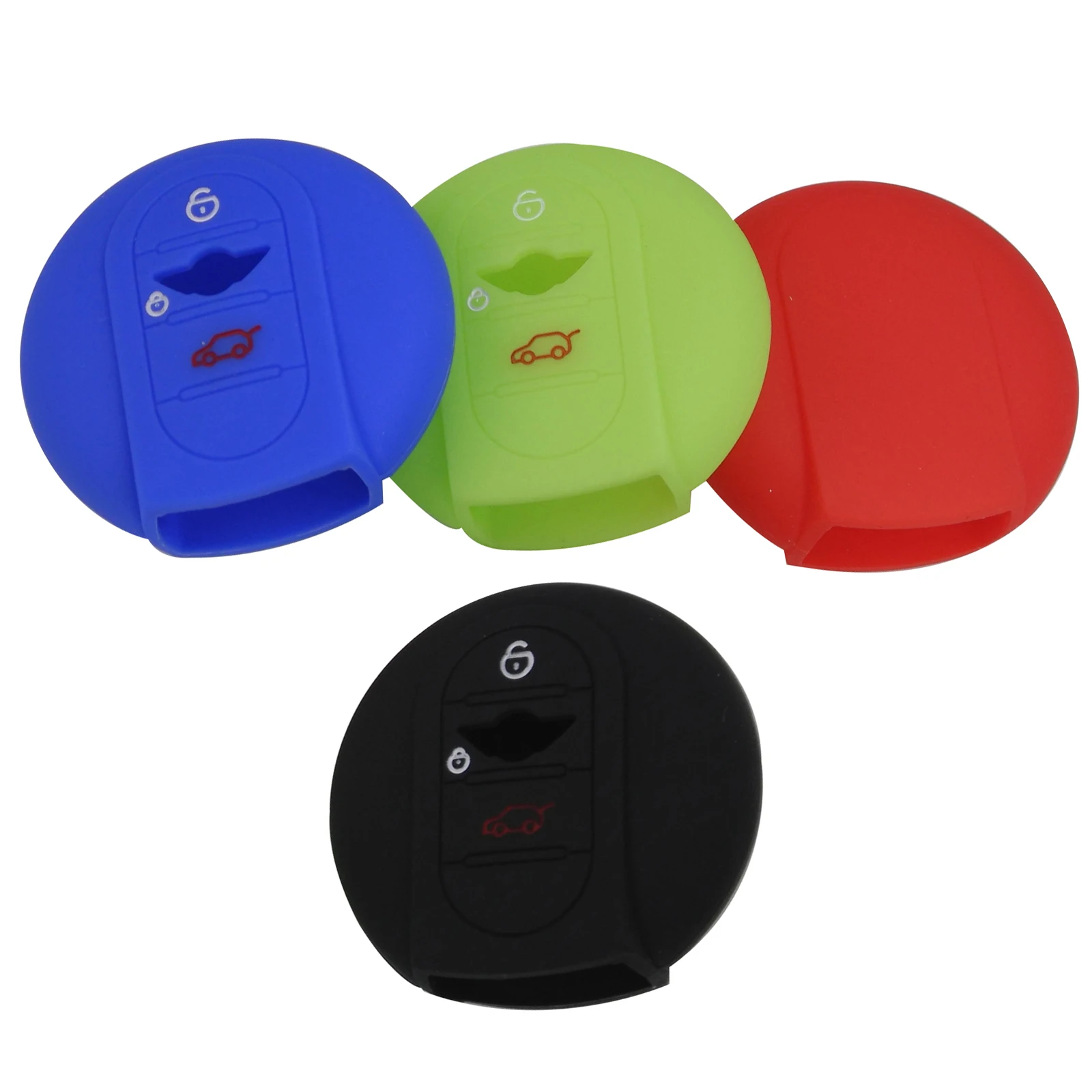 

Silicone Car Key Case Cover for BMW Mini Cooper F56 F55 F54 2 Buttons Remote Smart Key Cover Styling