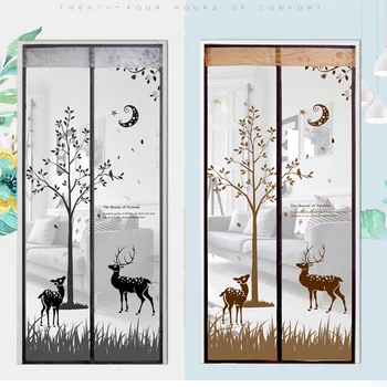 

Mosquito Net Door Windows Screen Hands-Free Magnetic Soft Door Durable Summer Fly Screen Anti Mosquito Bug Mesh Curtain