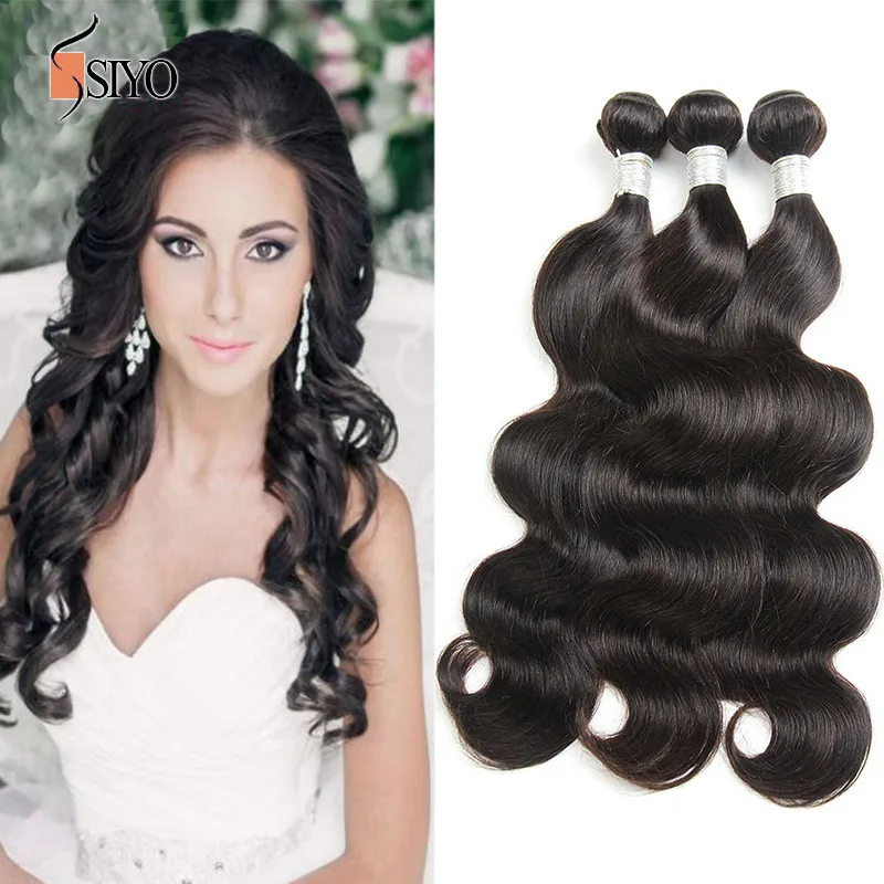 Peruvian Body Wave 4pcs Lot Cheap Real Human Hair Weaves 7a